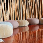 meditation room with cushions  free image